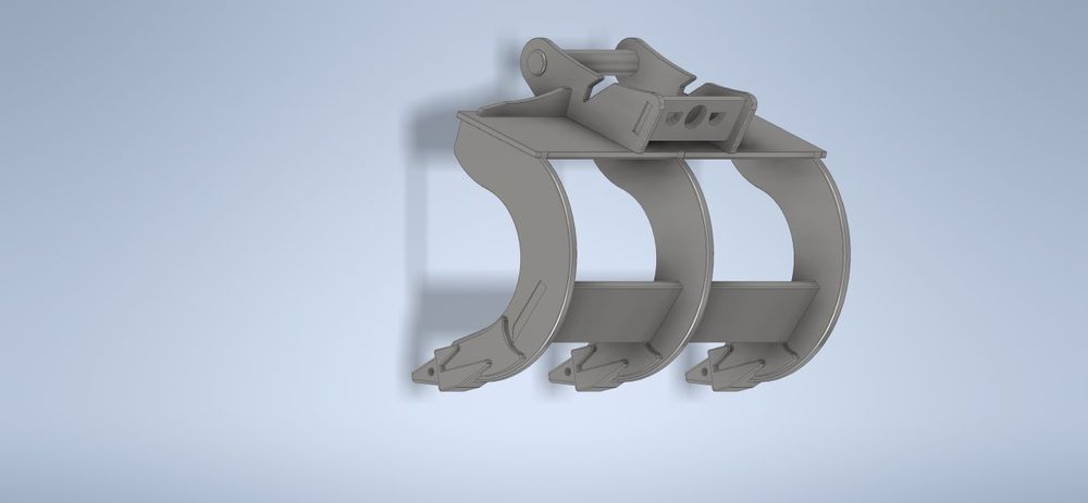 Karczownik, zrywka korzeni, wyrywania pni do minikoparki pod szybkozłą