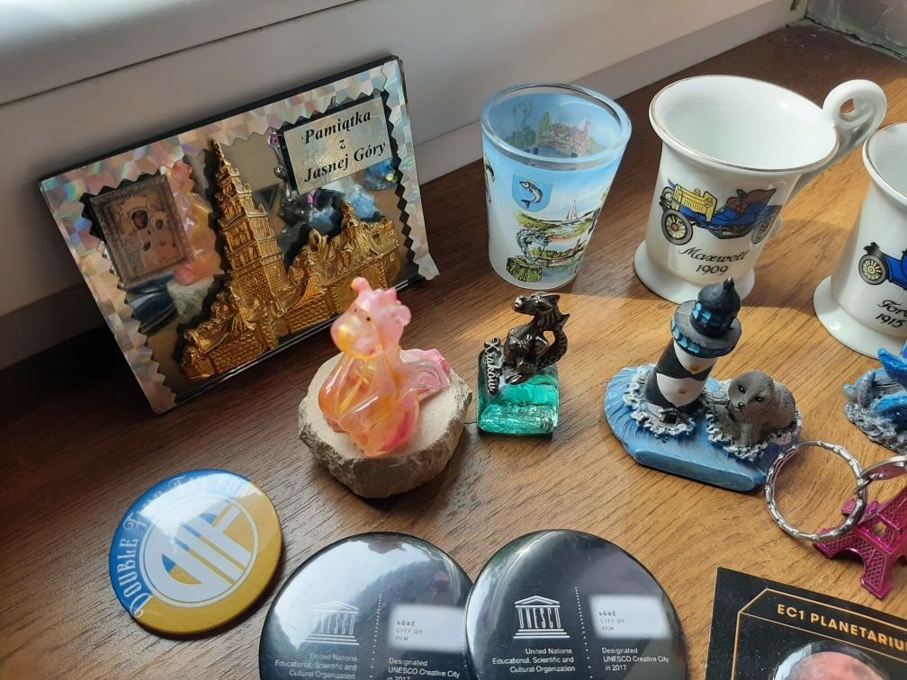 Kolekcja pamiątka Antyk zestaw podróż statuetka