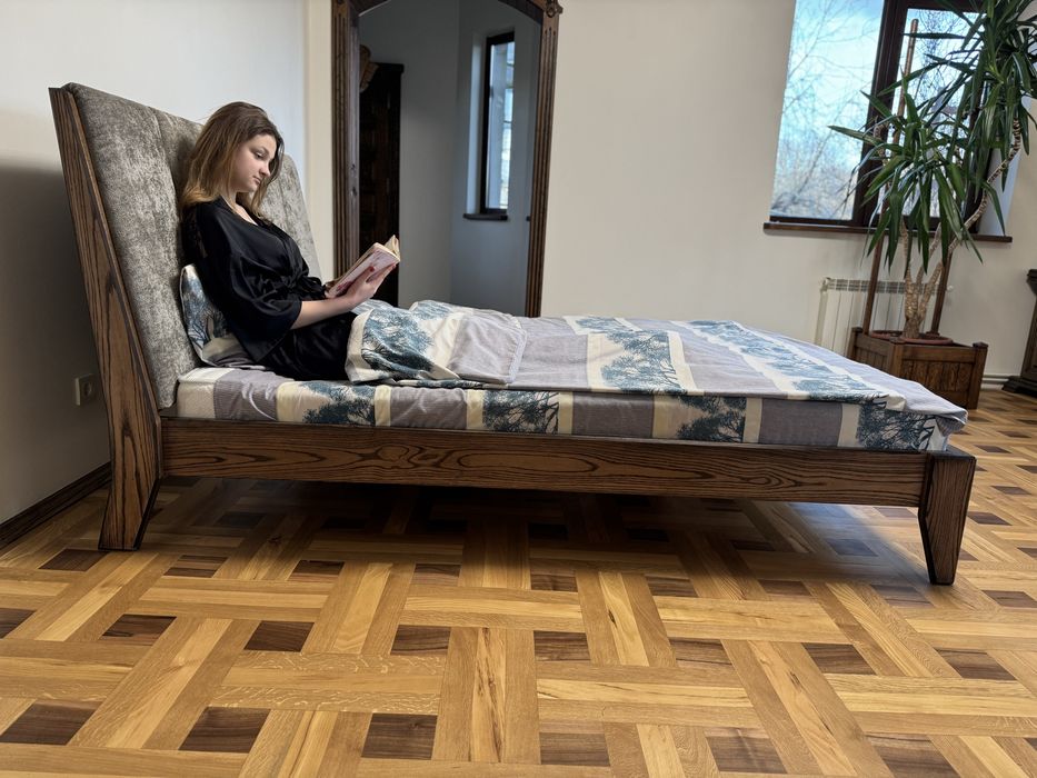 Двохспальне ліжко, ліжко з масиву, ліжко лофт