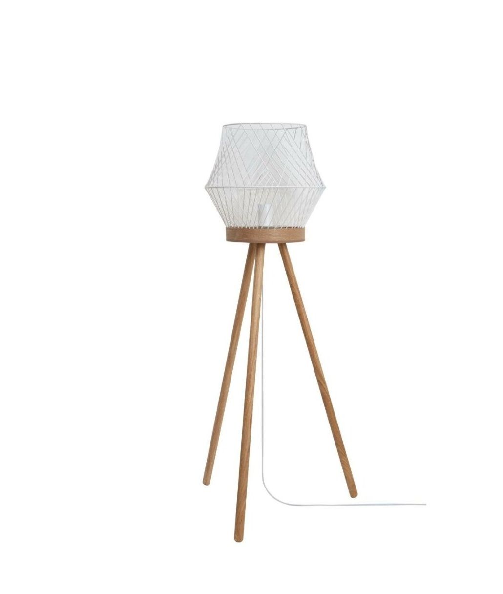 Lampa podłogowa Kanel 2 sztuki czarna i biała NOWE