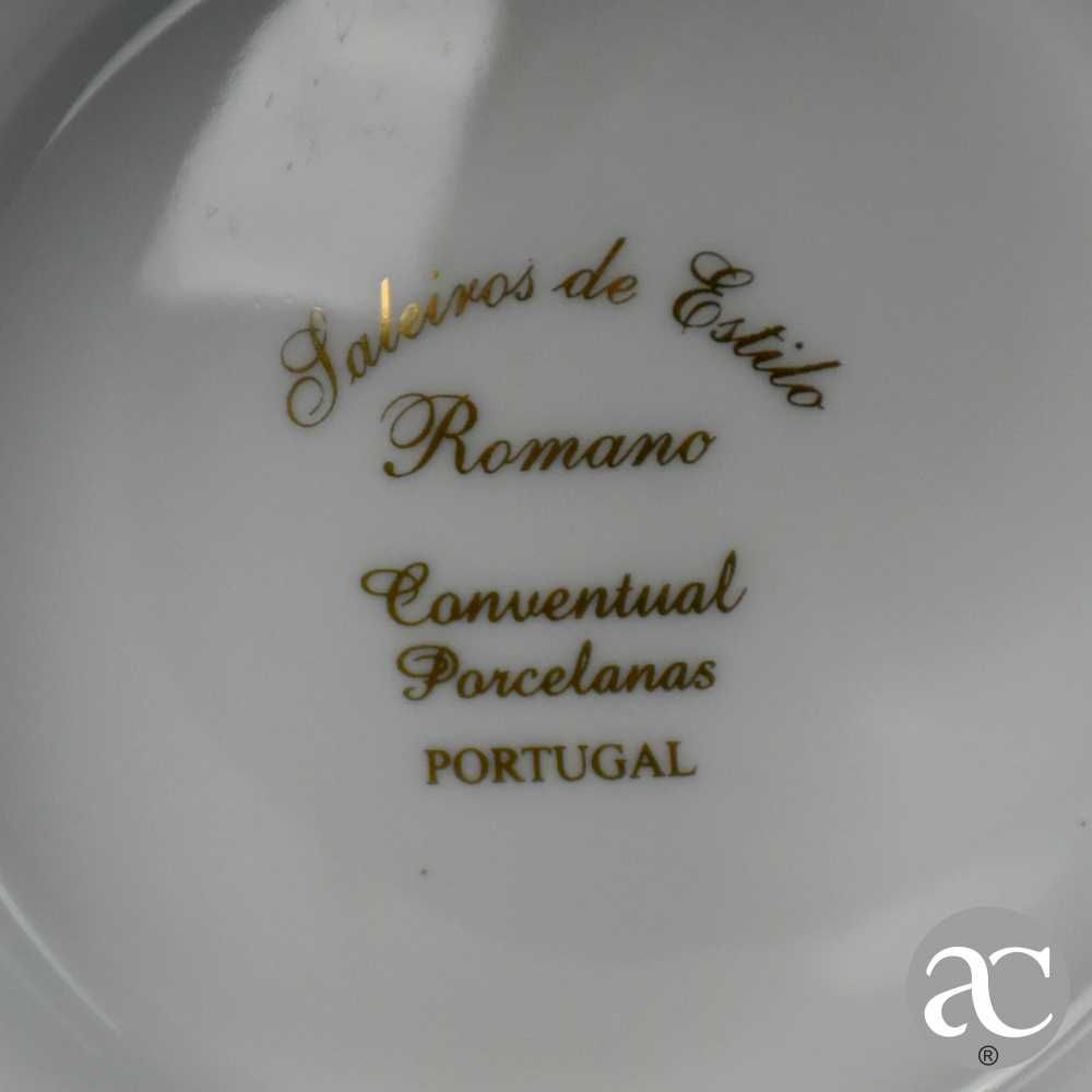 Saleiro Porcelana estilo Romano, Conventual Porcelanas