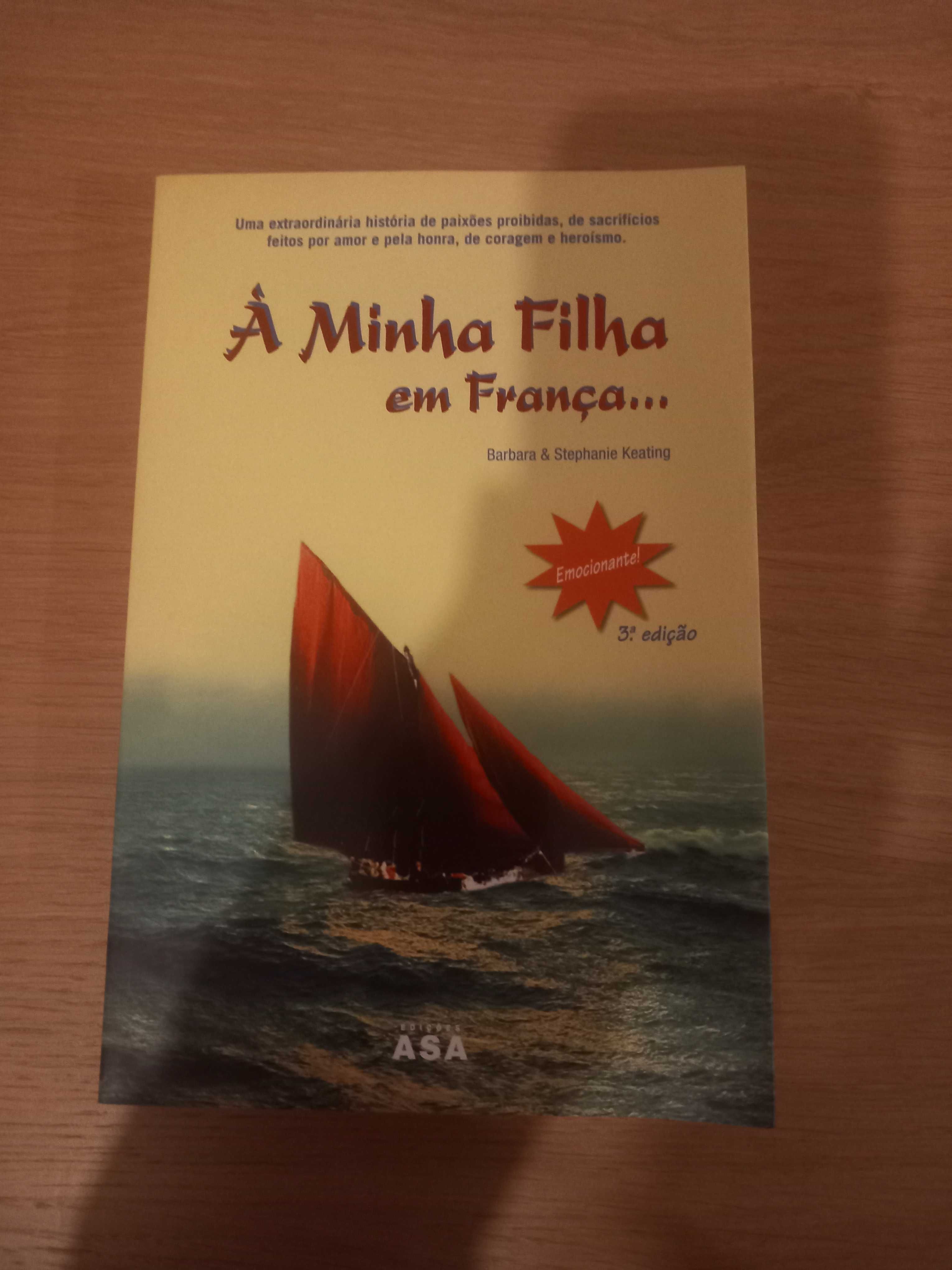 Livro À minha filha em França... - Barbara & Stephanie Keating
