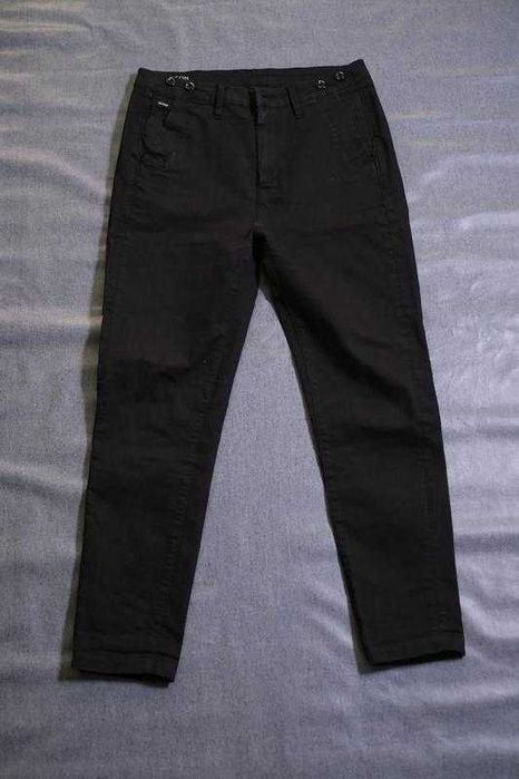 Жіночі чорні чіноси bronson braces mid boyfriend chino g-star raw