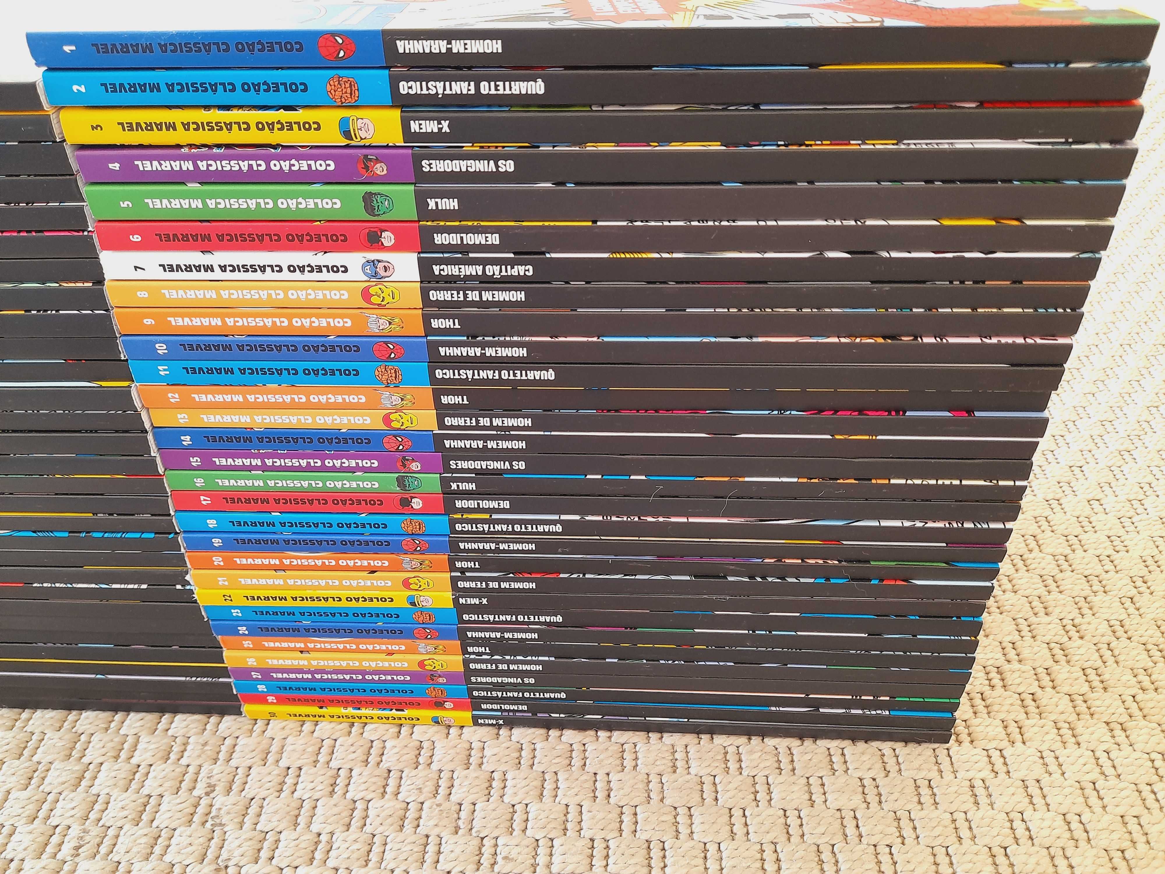 Coleção Clássica Marvel volumes 1 a 60