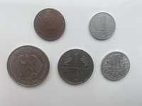 Німецькі монети 1 2 10 грошен дойче марк 1991 лот