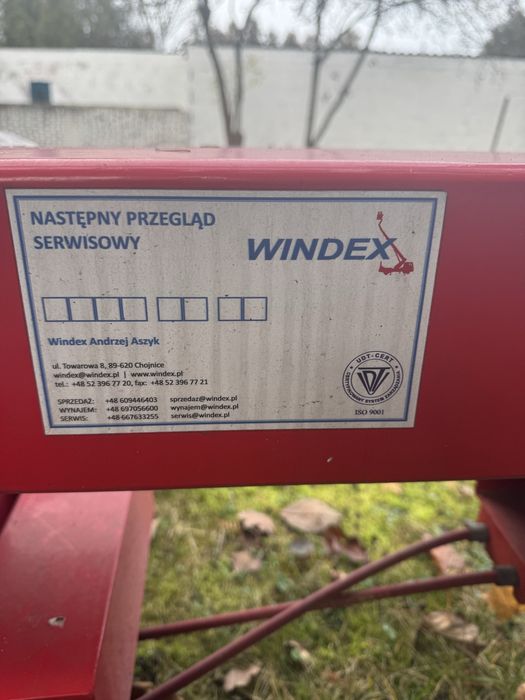 Podnośnik Koszowy na przyczepce OMME