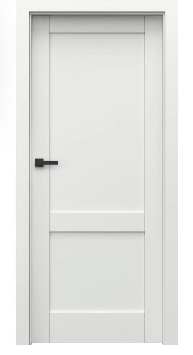 Porta Grande C.0 BIAŁE bezprzylgowe, 3 chowane zawiasy