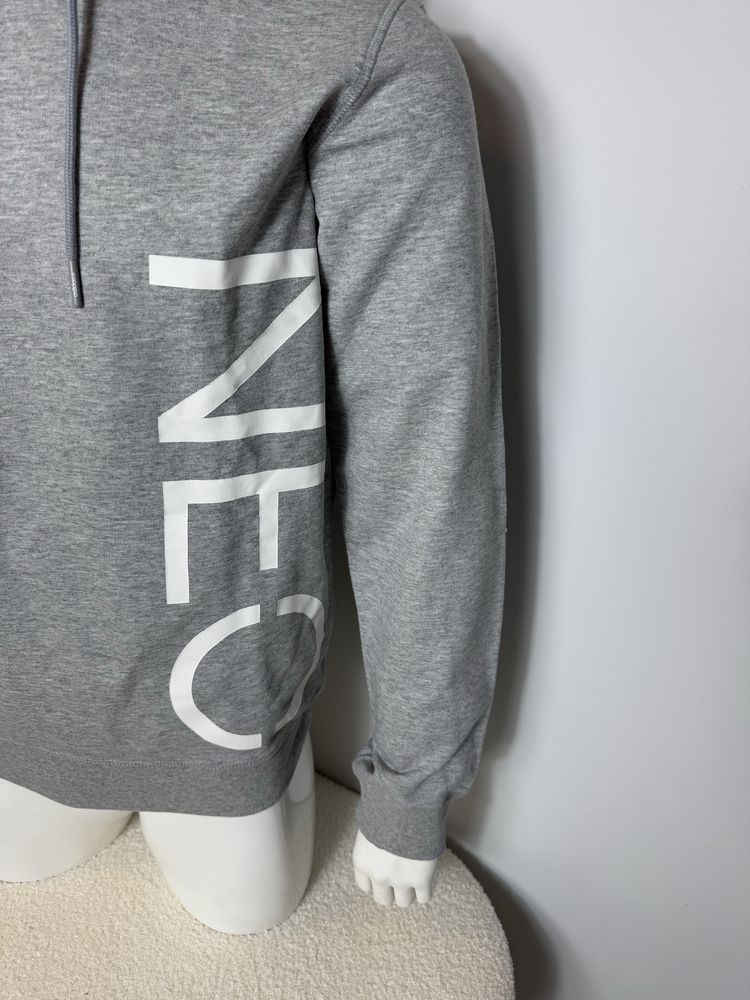 Nowa bluza Adidas Neo S szara z kieszeniami i kapturem