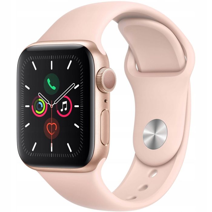uszkodzony smartwatch apple watch series 5 gps 40mm różowy opis