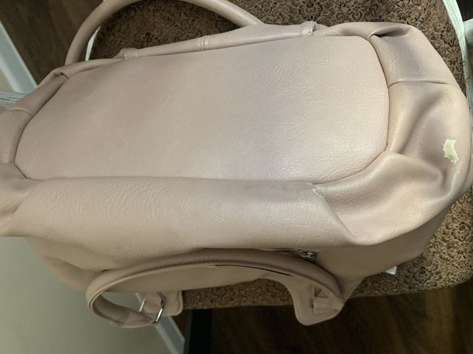 Сумка женская пудренно розового цвета