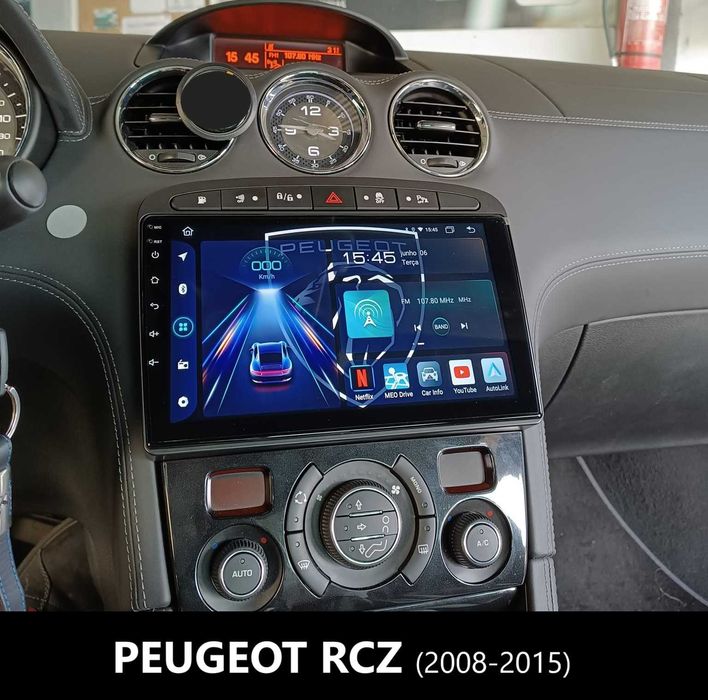 (NOVO) Rádio 2DIN 9" [4+64GB] • PEUGEOT 308 / RCZ • Android