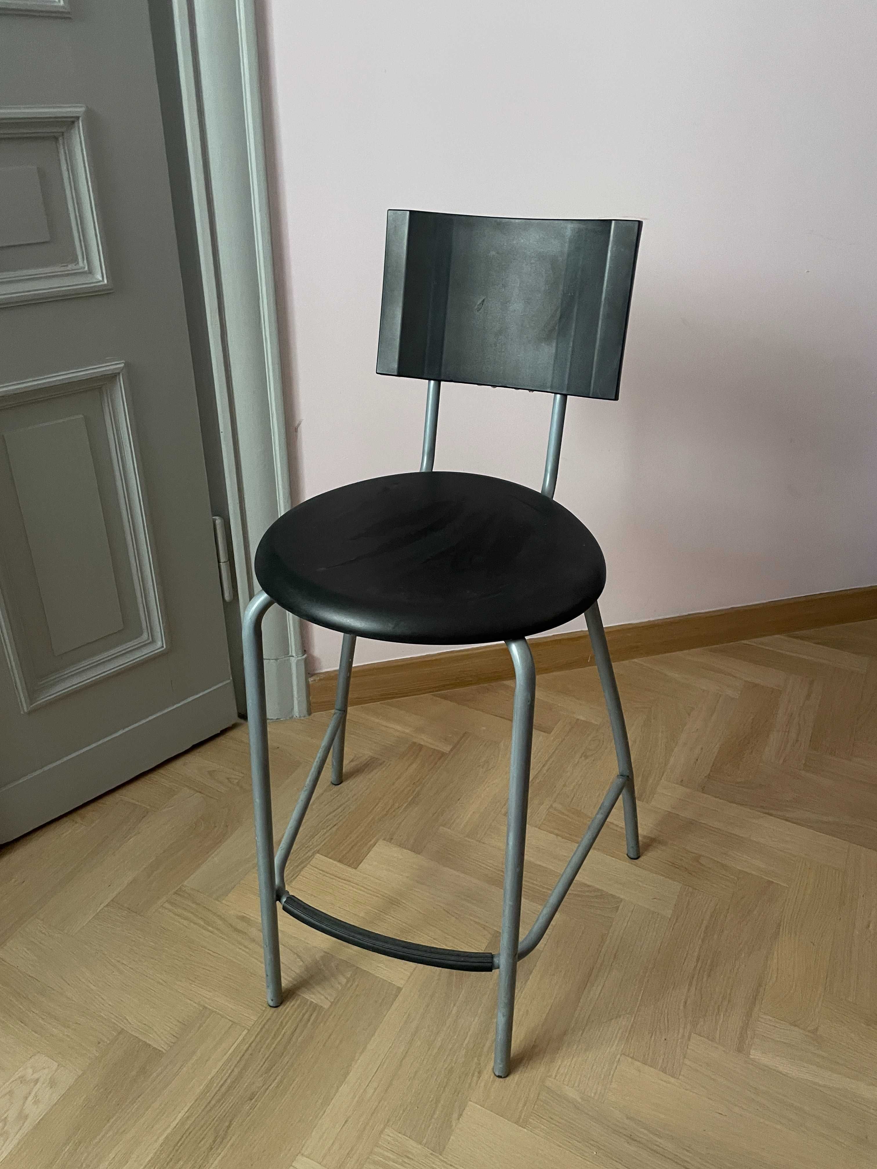 Wysokie krzesło do makijażu / makeup chair / industrialne metal