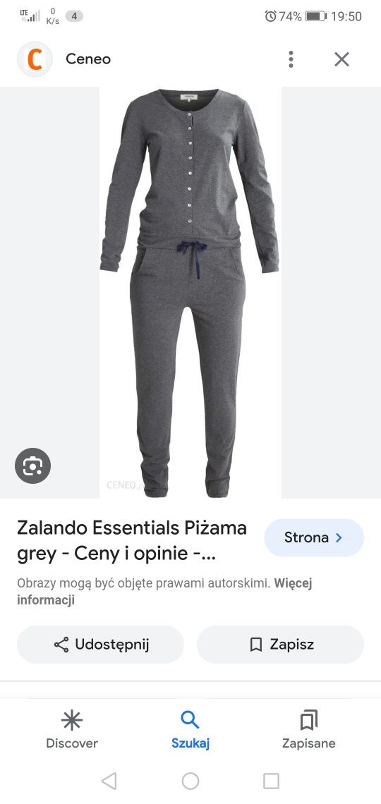 Kombinezon/ piżama S Zalando