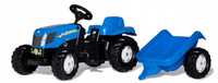 Traktor Rolly Kid New Holland Agriculture Z Przyczepą