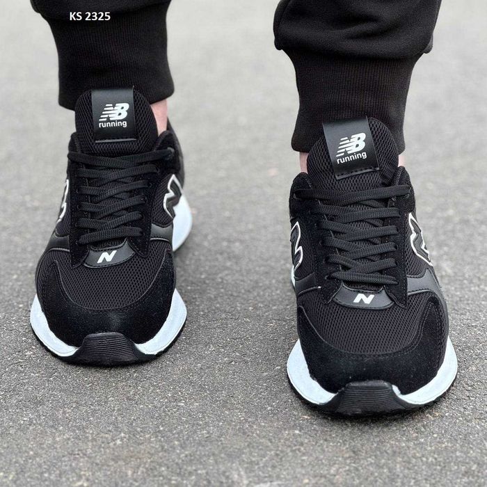 Кросівки New Balance Black White. Арт: KS 2325