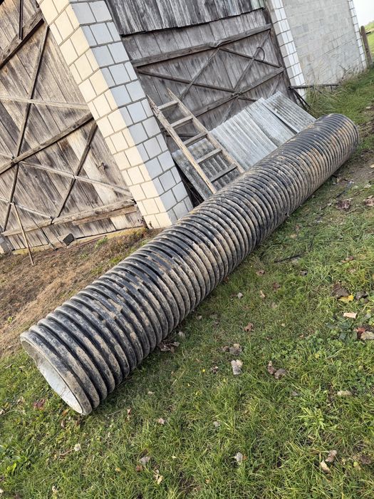 Rura karbowana dwuścienna przepust mostek fi60, 600mm stan bdb