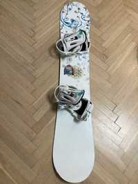 Damska deska snowboardowa 140 cm RAVEN z wiązaniami HEAD