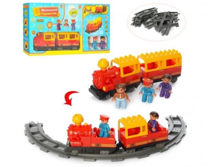 Конструктор ЖД Залізна Дорога M 0440 аналог лего дупло / Lego Duplo
