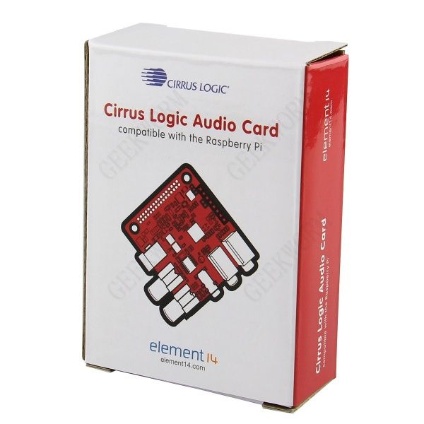 [Novo] Placa de som Raspberry Pi Cirrus Logic Audio Card