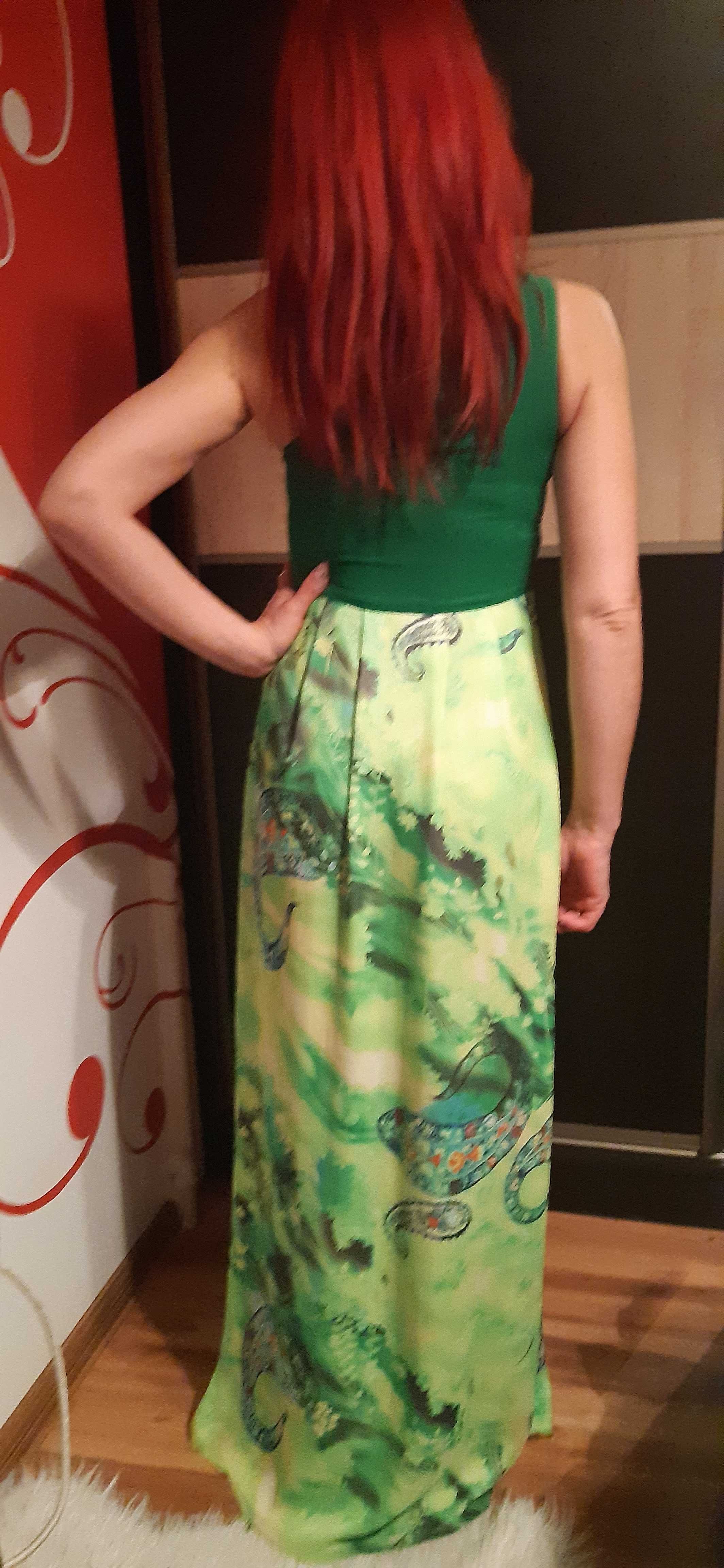suknia zielona XS