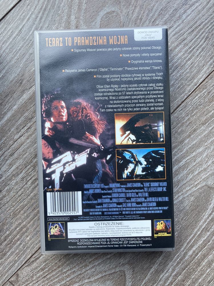 Film Aliens, Obcy VHS