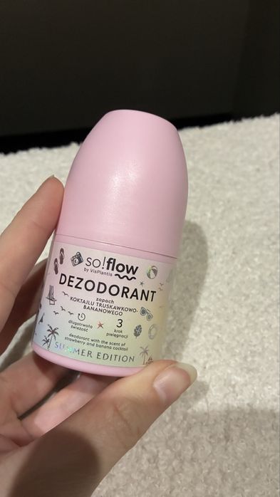 So! Flow dezodorant truskawka banan nowy