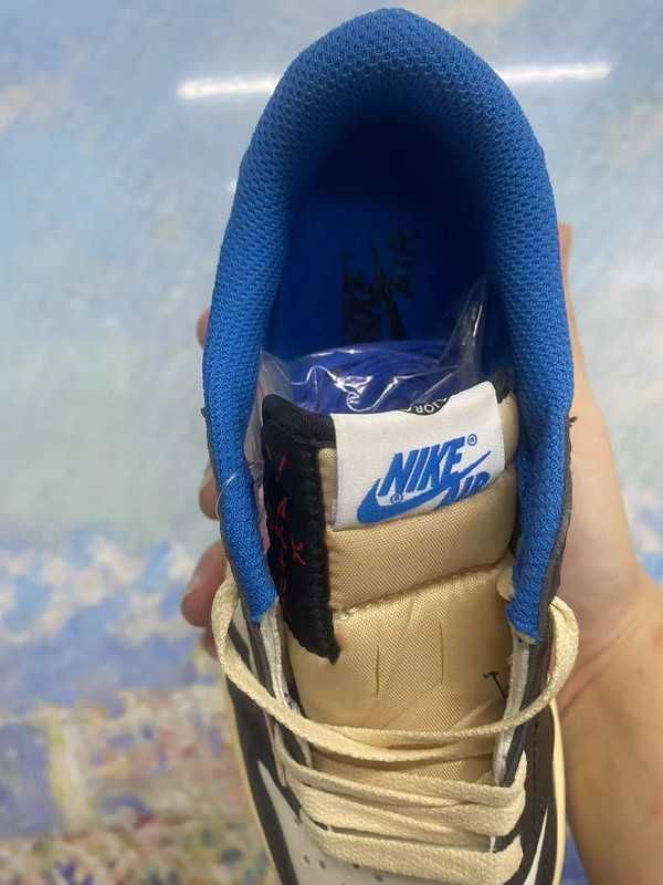 TravisScott\Jordan1*Retro*DamskieNikeAIrniebieski UnisexTrampki.43