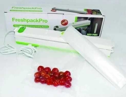 Вакууматор Freshpack Pro вакуумный упаковщик продуктов + пакеты 10 шт