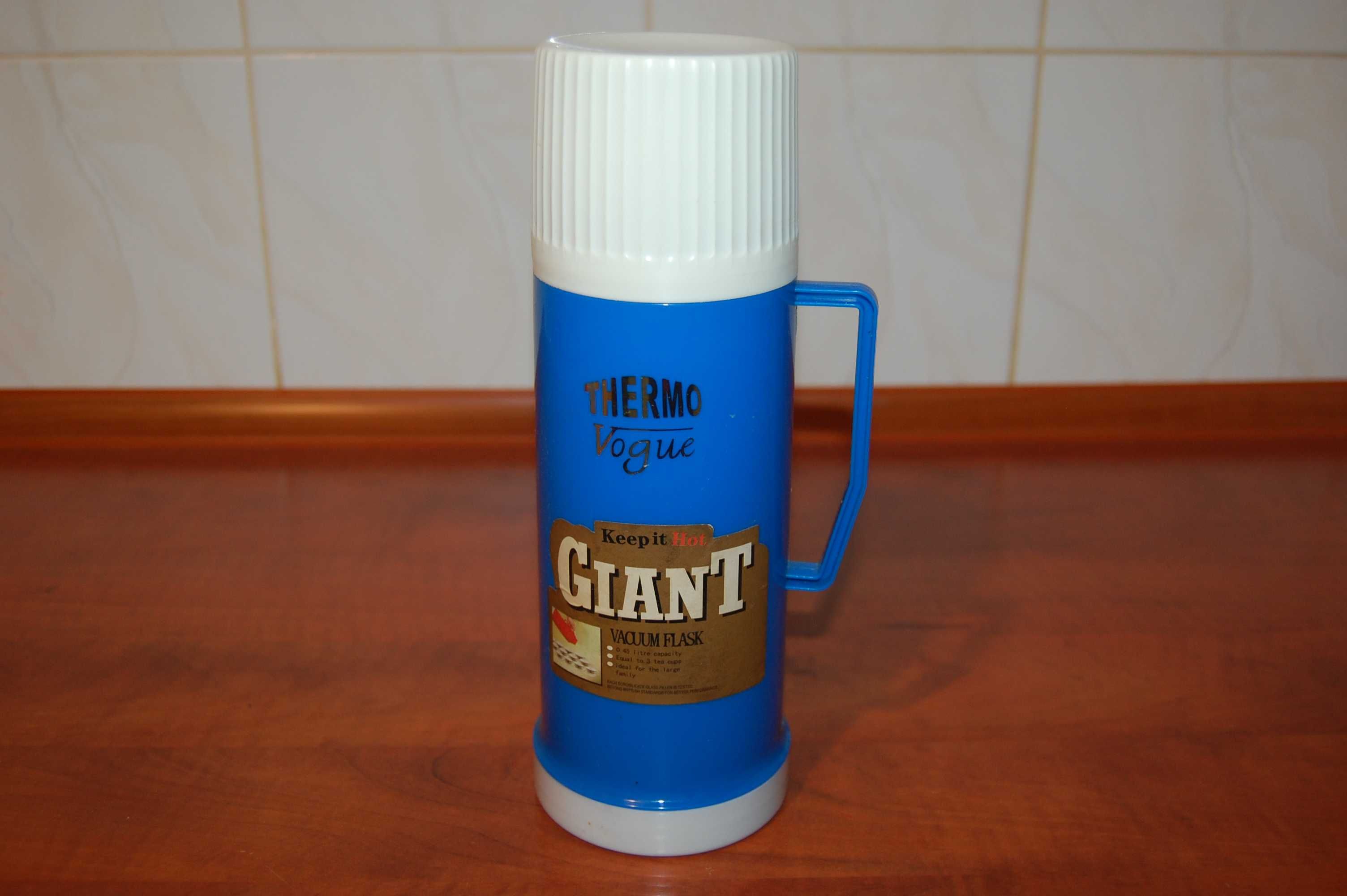 Termos - GIANT POT - szklany wkład - PRL - 450ml