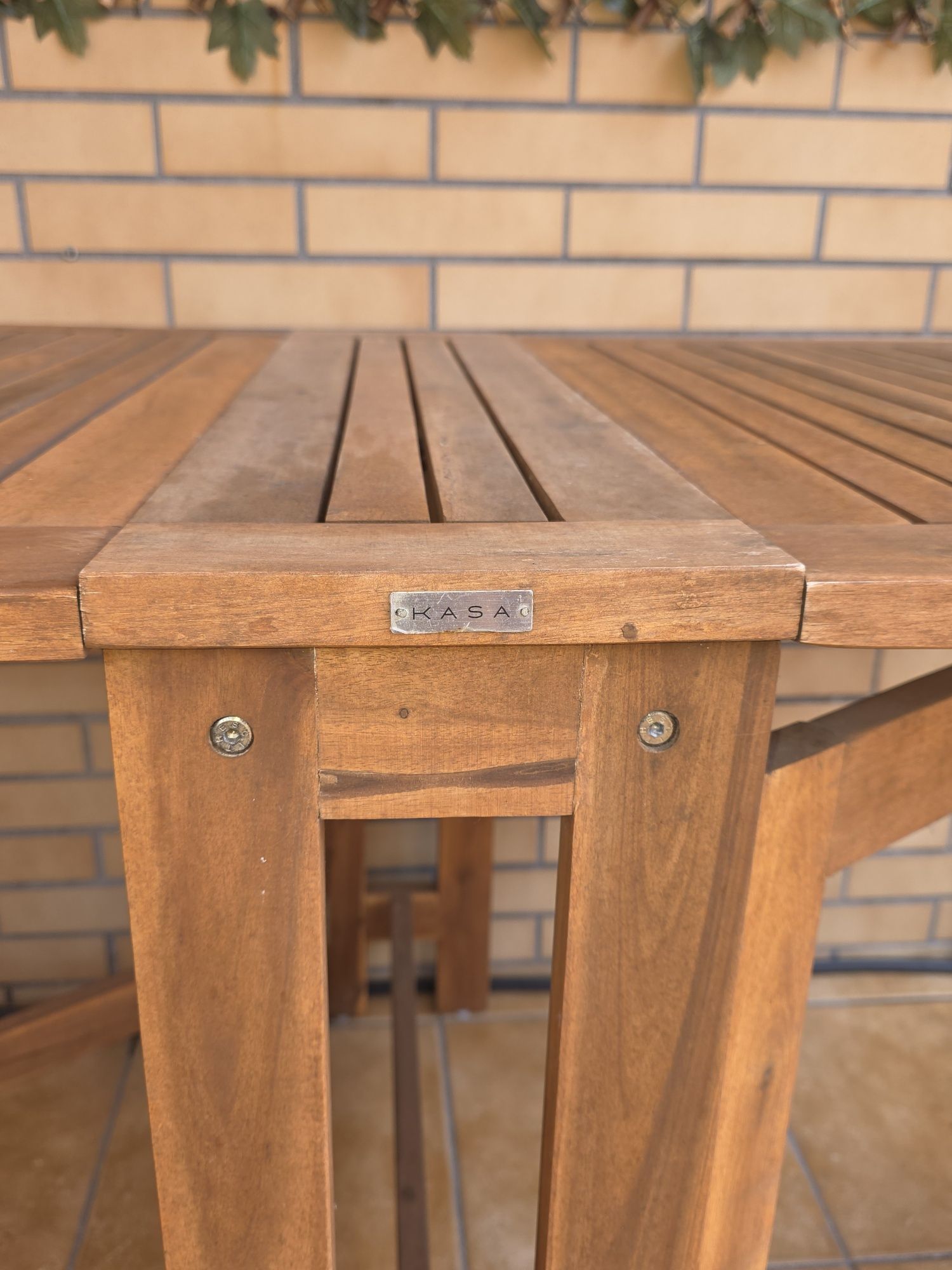 Mesa de Exterior em Acácia Kasa