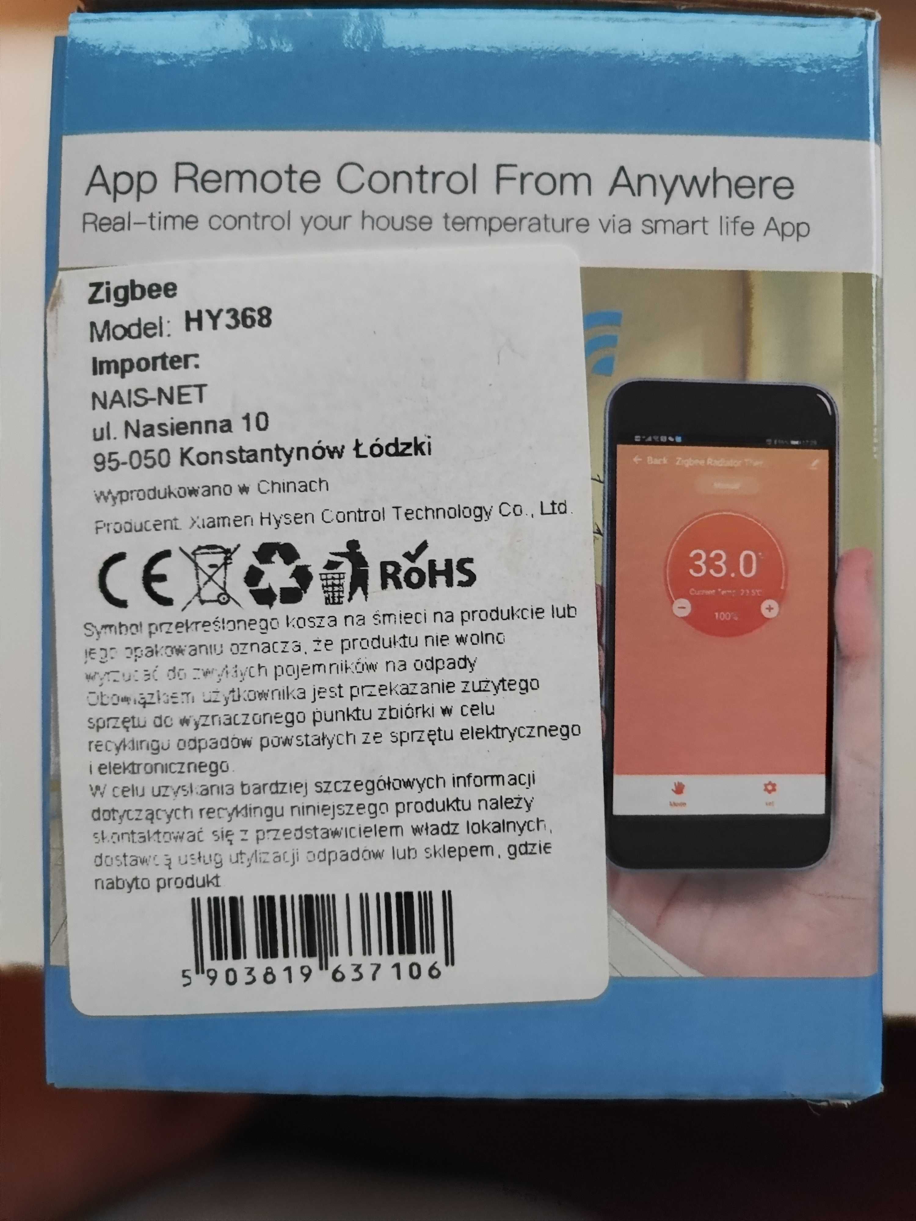 Głowica Termostatyczna ZigBee -TUYA - kontroluj koszty dzięki SmartHom