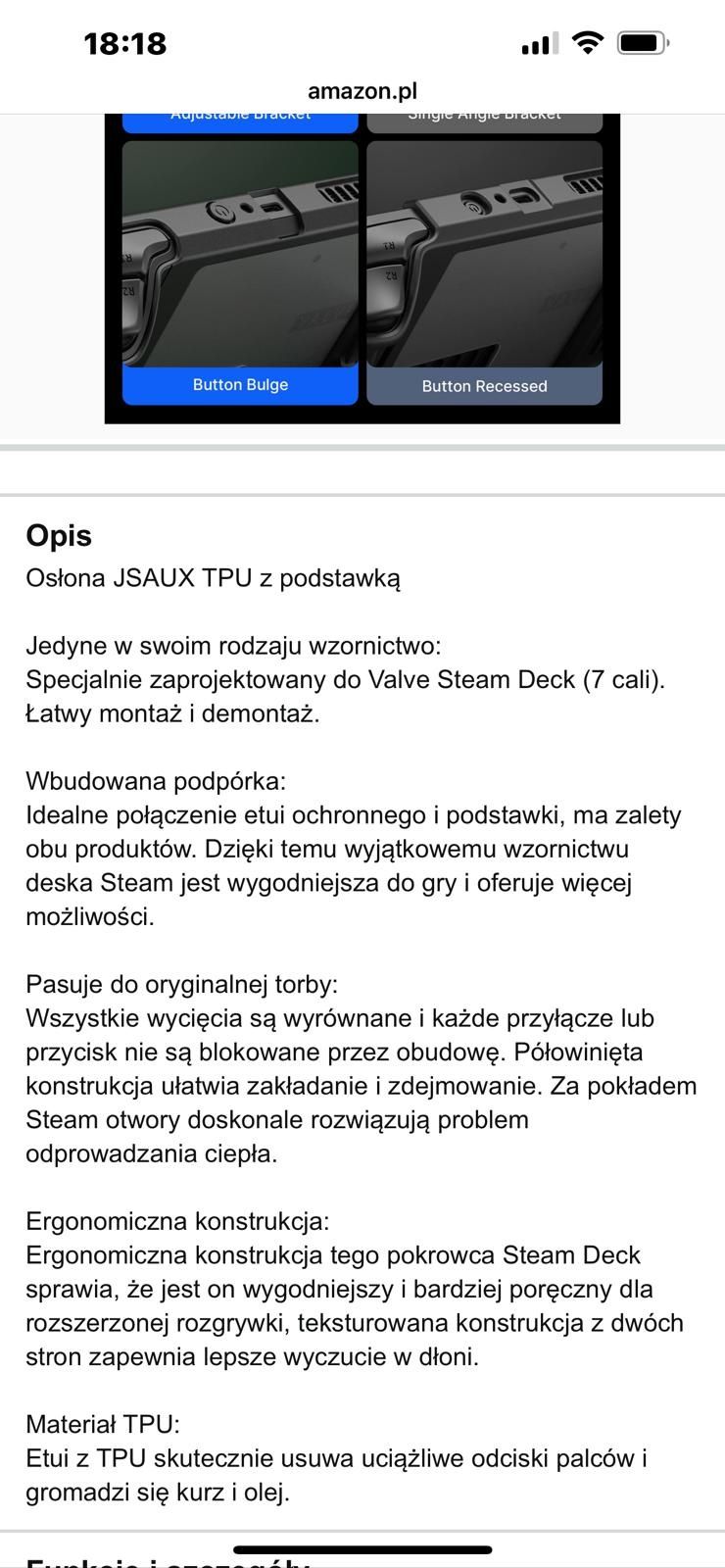 JSAUX PC0105 futerał na platformę stream