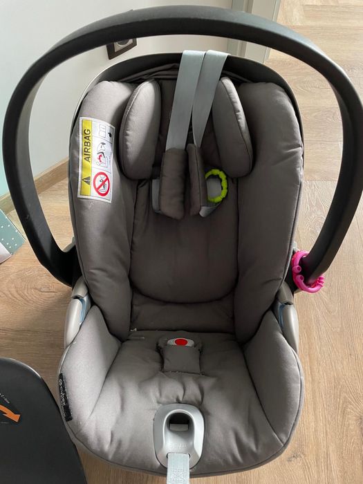 Fotelik Cybex z cloud soho grey bez bazy