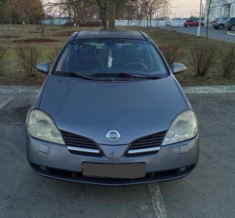 Разборка Nissan Primera P12 дверь, крыло, фара, бампер, фонарь, замок