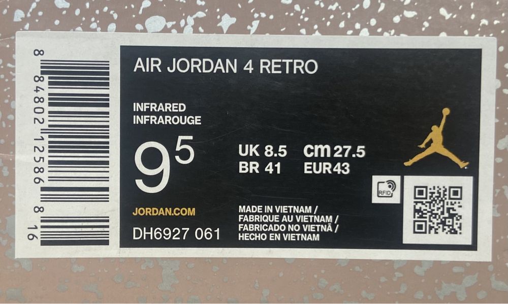 Air Jordan 4 Retro Infrared