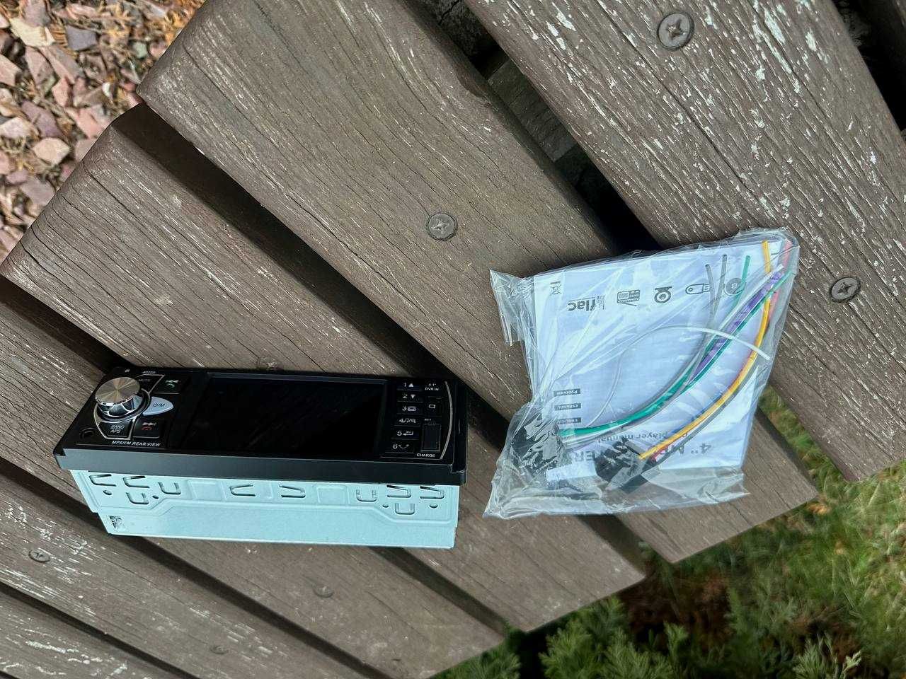 Магнитола Pioneer 1Din сенсорная 4.1". Автомагнитола Пионер 4х80ватт.