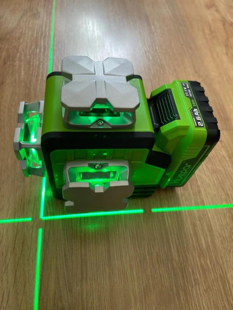 NOVO Laser de nível 12 linhas 360 verde