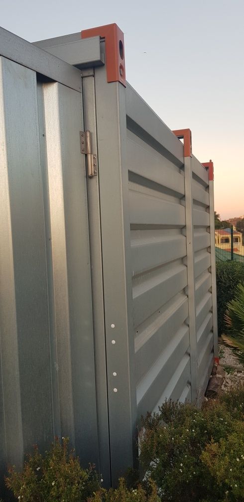 Contentor Aluminio/Aço 3,00×2,20c/ 2 portas