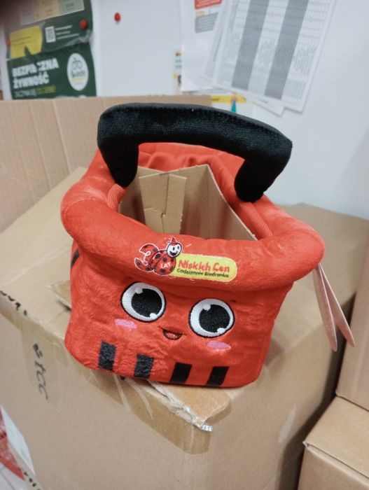 Koszyk Karol biedronka maskotka