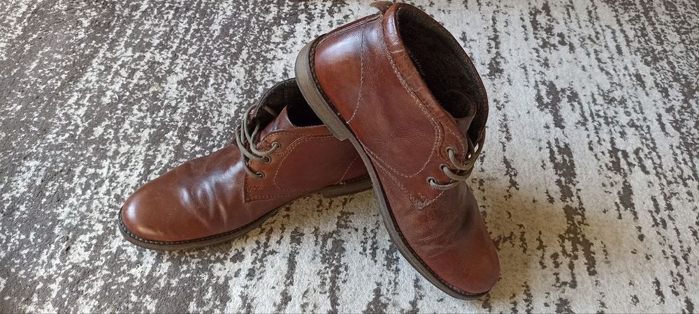 Шкіряні ботінки напівботінки easy