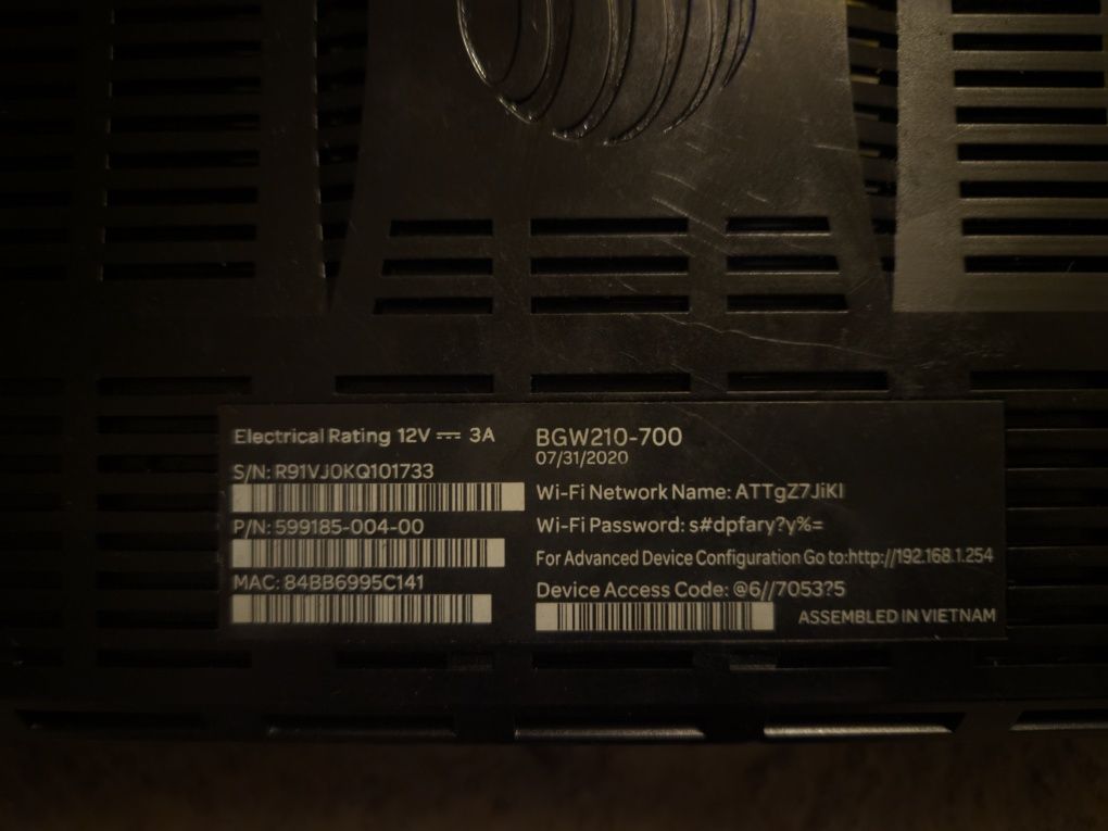 Arris BGW210-700 Bramka szerokopasmowa modem WiFi