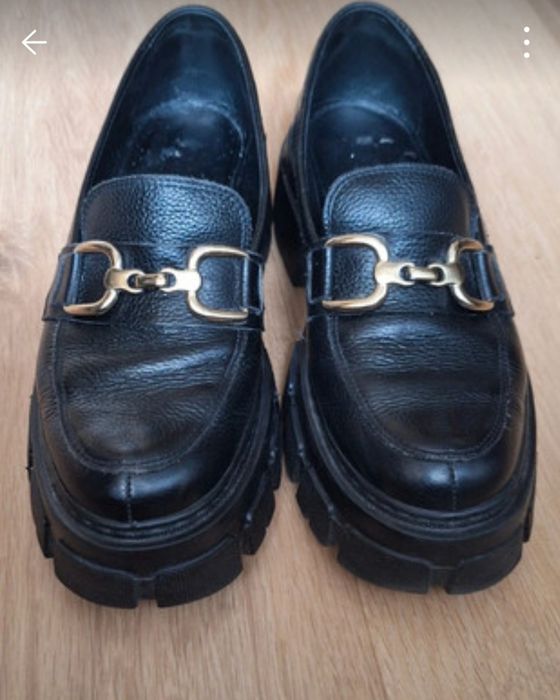 Skórzane mokasyny Ryłko