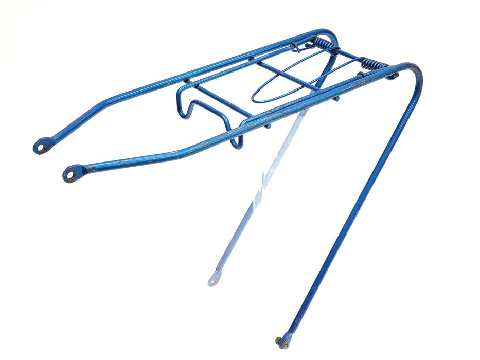 Bagażnik niebieski ZZR Romet Karat Flaming 20 cali PRL