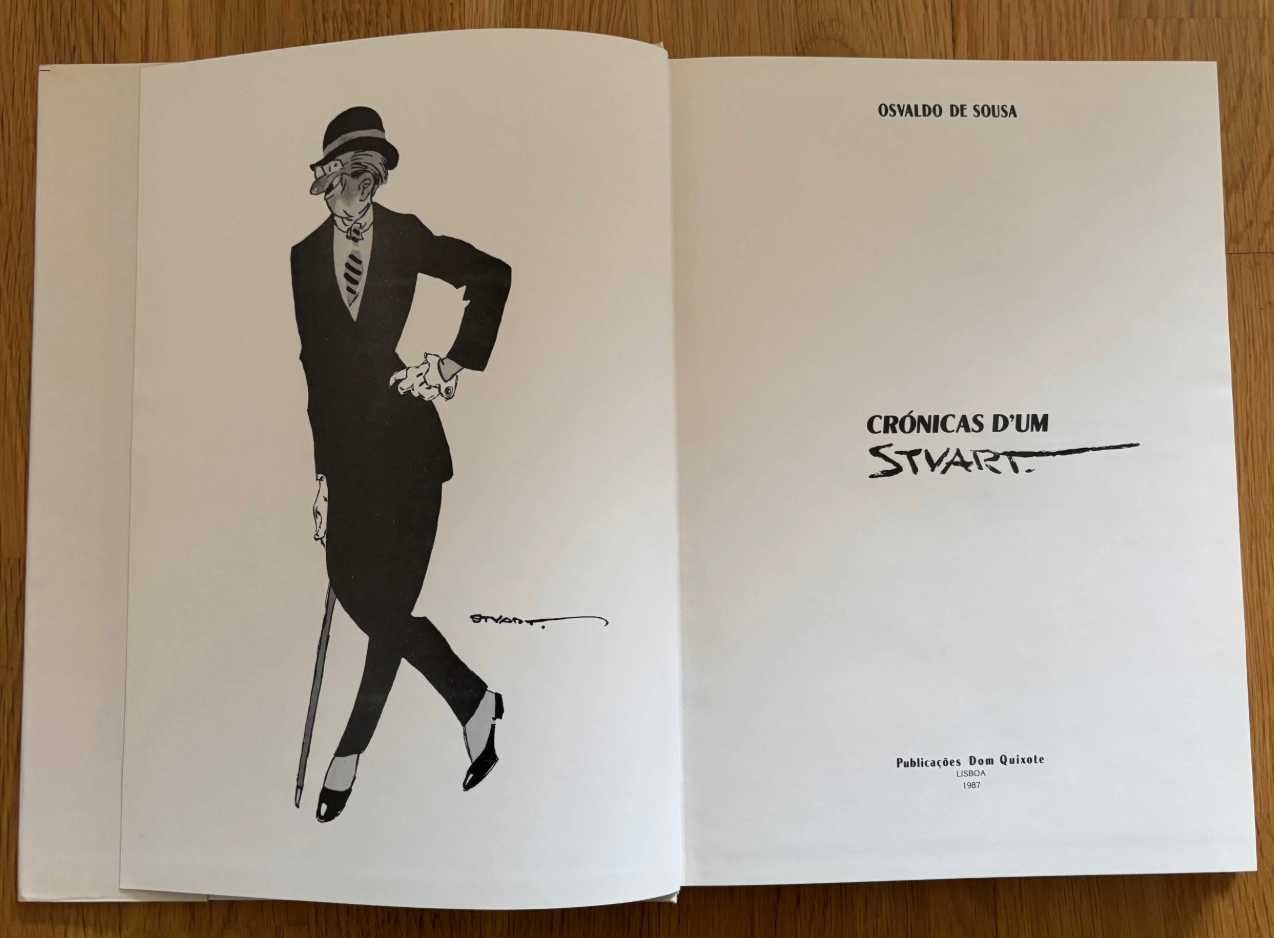 Livro raro – Ilustrações de STUART – Humor gráfico português (1987)