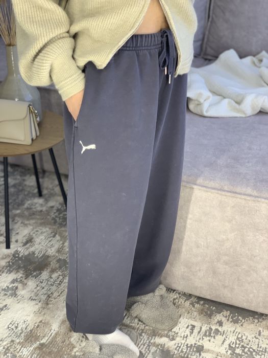 Графітові сірі витерті джоггери puma washed спортивні штани