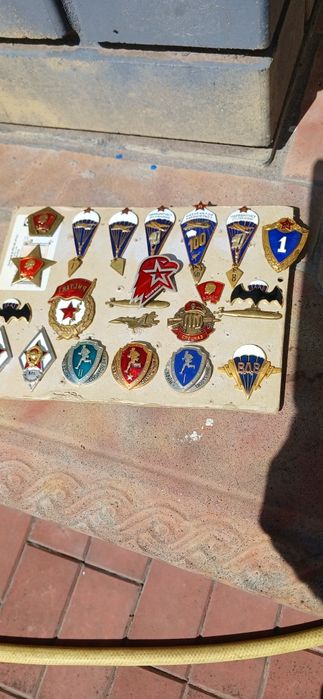 жетон ВДВ + парашютист.