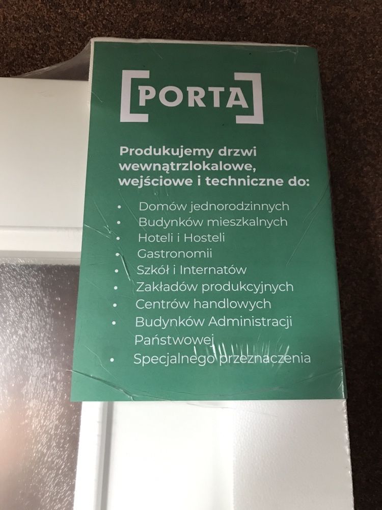 Drzwi wewnetrzne 80, prawe