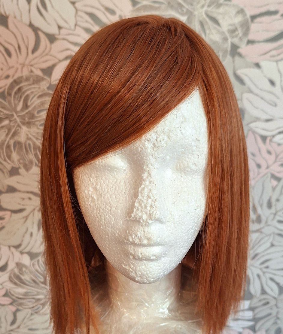 Wig Nobara Kugisaki Ruda peruka cosplay Jujustu Kaisen