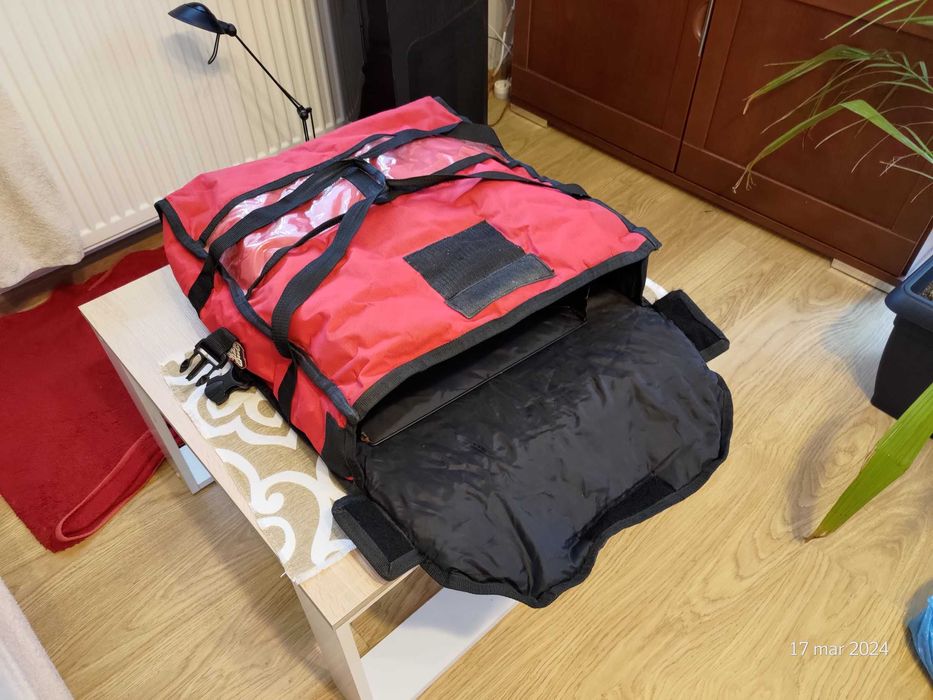 Torba na zakupy zakupowa Furmis 2x45 cm rzep + rzep T2L Pizza Kebab