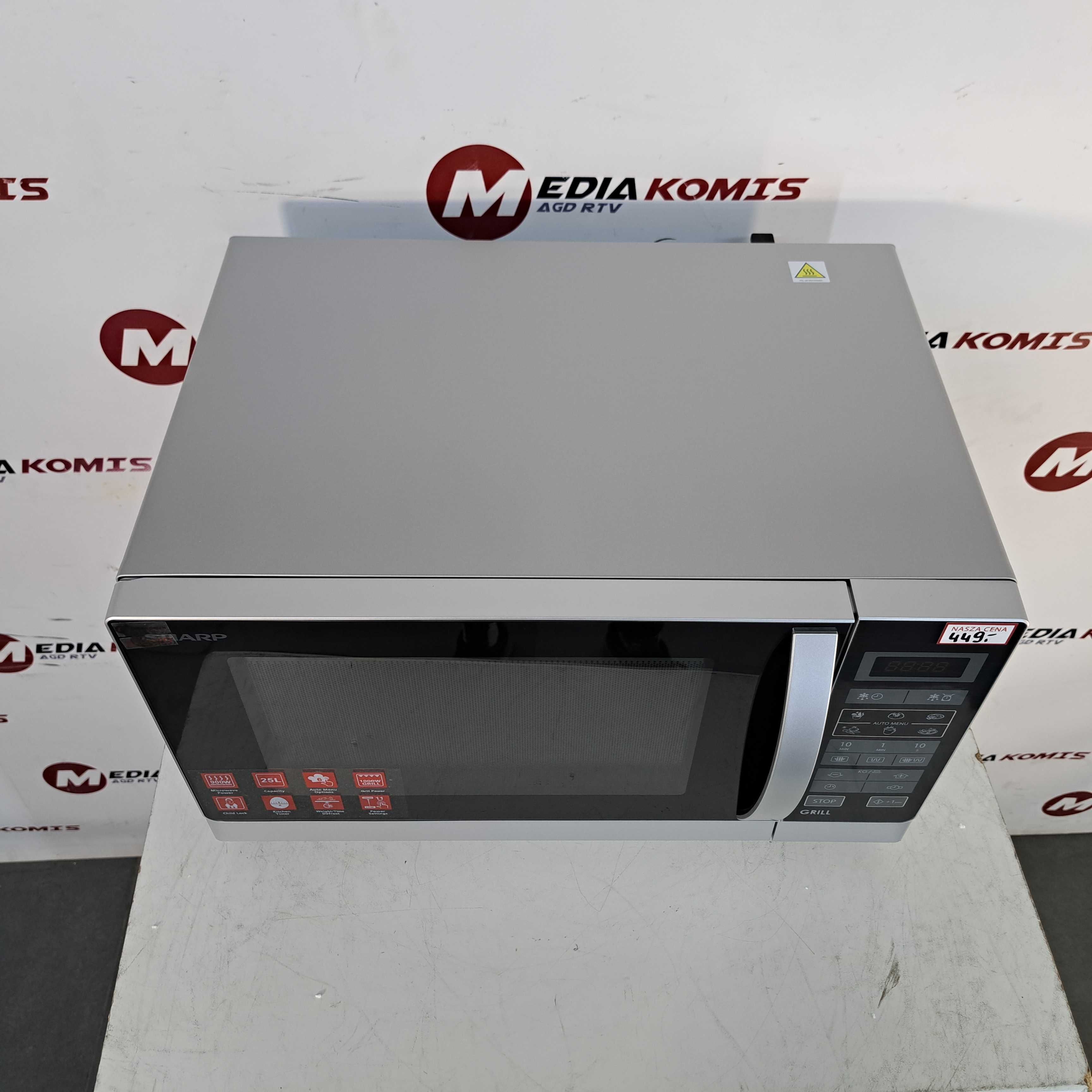 Kuchenka Mikrofalowa Sharp R742INW [2lata-gwar] 25L / 6 programów